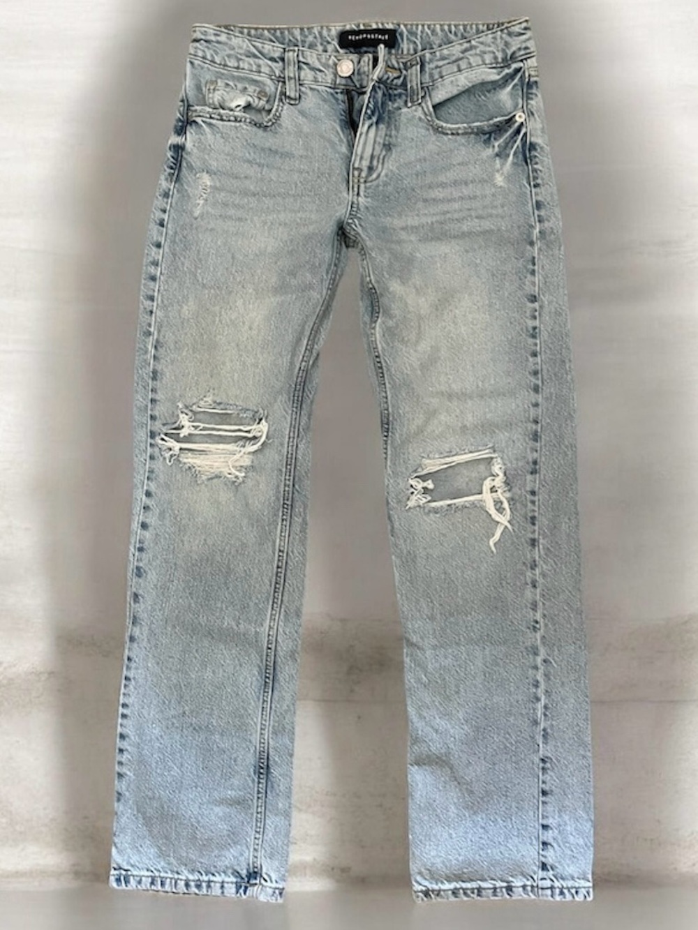 Aeropostale Low Rise 90s Baggy Distressed Women's Jeans